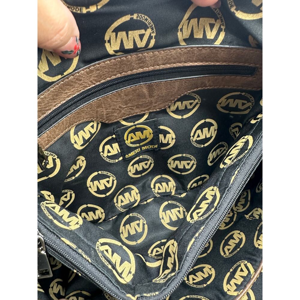 Ameri Mode Western Fringe Shoulder Bag Turquoise … - image 10